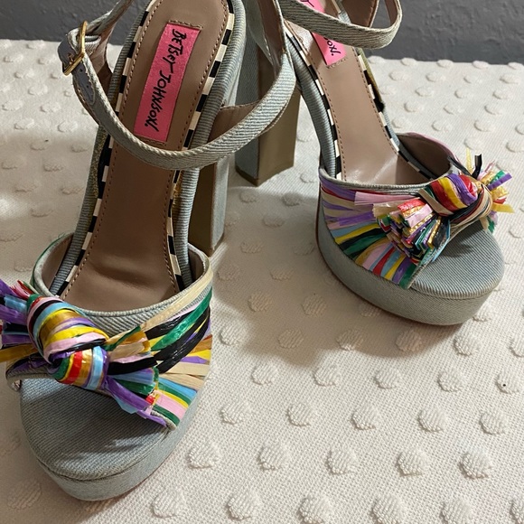 Betsey Johnson Mandy platform sandal  ($20.00 IS THE FINAL PRICE) - Picture 5 of 14